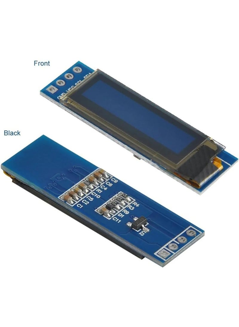 0.91 "وحدة عرض OLED (SSD1306 ، 128 × 32 ، I2C / IIC) 3.3V / 5V لـ Arduino و STM32 - Image 4