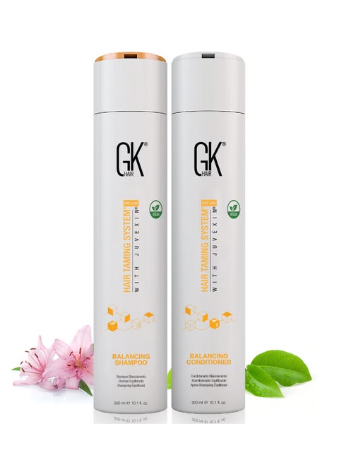 Balancing Shampoo and Conditioner Sets (10.1 Fl Oz/300ml) For Oily & Color Treated Hair Deep Cleansing Ideal for Over-Processed and Environmentally Stressed Hair