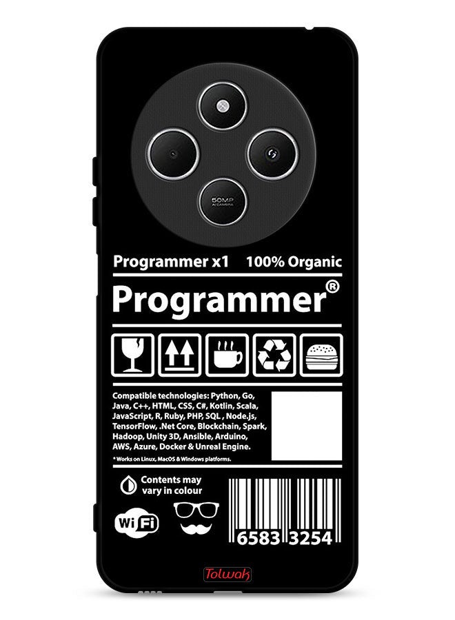 Tolwak Xiaomi Redmi 14C 4G Protective Case Cover Programmer Sticker - Image 1