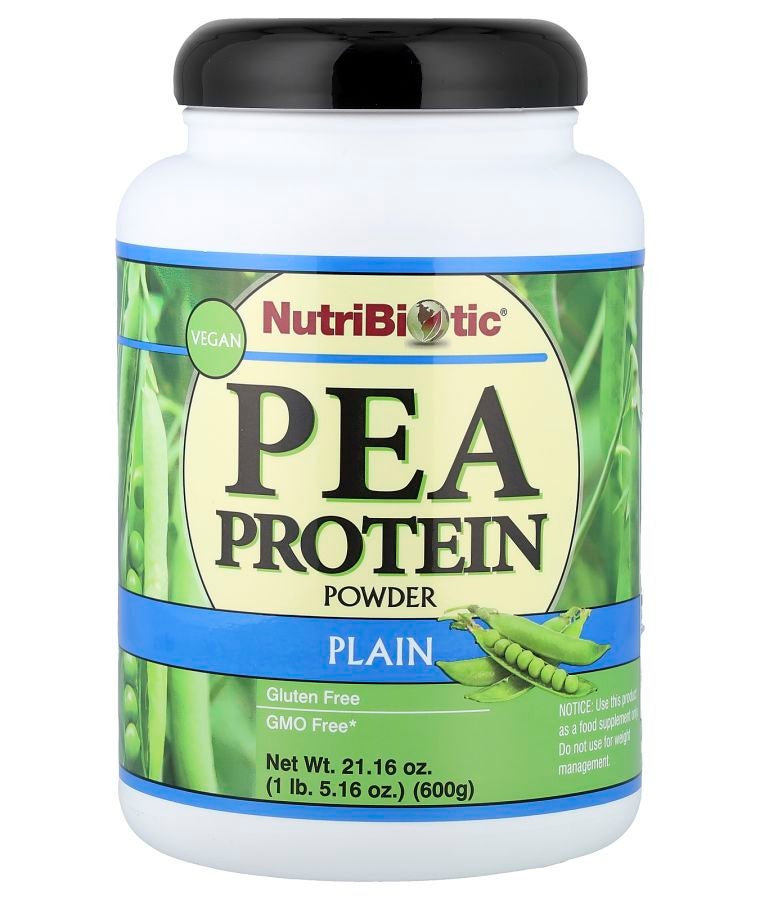 Nutribiotic Pea Protein Powder Plain 1 lb 5.16 oz (600 g)