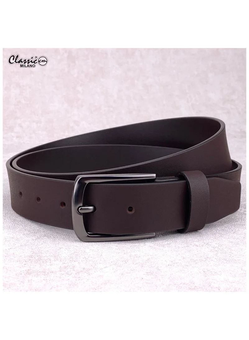 Classic Milano Classic Milano Genuine Leather Belt for Men – Black and Brown Formal Belt – Men Belts for Office & Business Wear – Mens Belt Leather with Gift Box