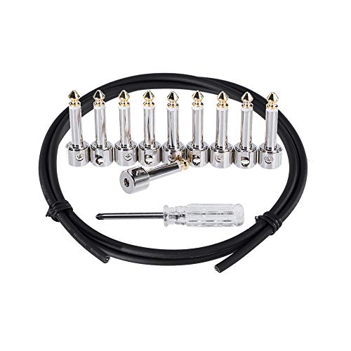 IVU Creator Solderless Patch Cable kit Solder Free Pedalboard Cable kit Guitar Patch Cable Effects Pedal Patch Cable - Image 1