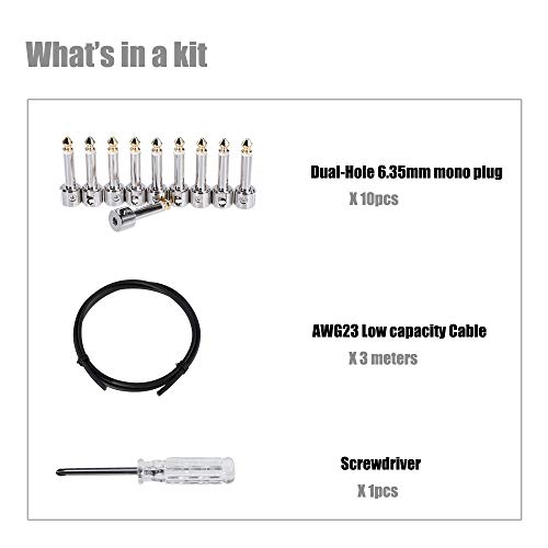 IVU Creator Solderless Patch Cable kit Solder Free Pedalboard Cable kit Guitar Patch Cable Effects Pedal Patch Cable - Image 3