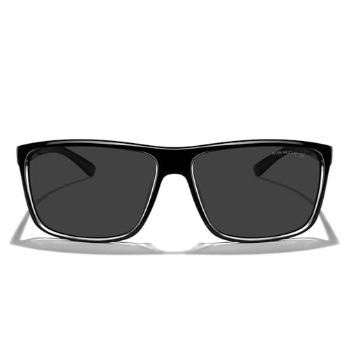 MERRY'S Rectangular Polarized Sports Sunglasses for Men Women Cycling Driving Fishing UV400 Protection S8225 - Image 3
