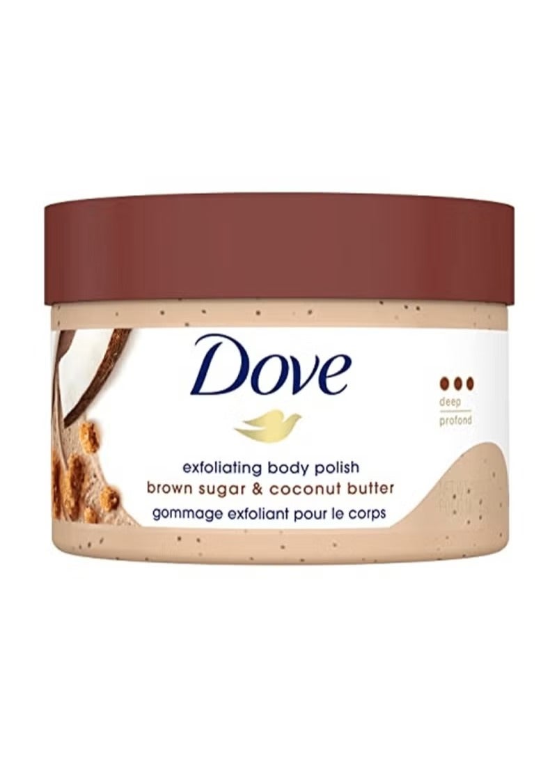 Dove Brown Sugar & Coconut Butter Body Scrub - 298g