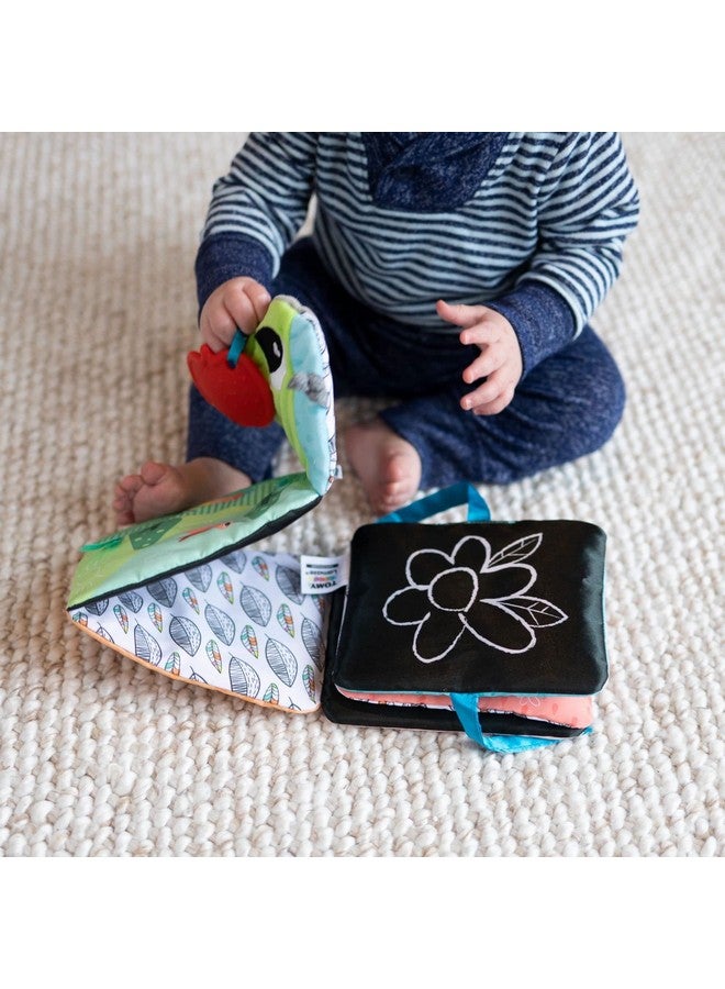 Lamaze Lamaze Colorful Journey Caterpillar High Contrast Baby Book - Soft Fabric Baby Sensory Books - Includes Chewy Apple for Teething Babies - Baby Sensory Toys Ages 6 Months and Up - Image 3