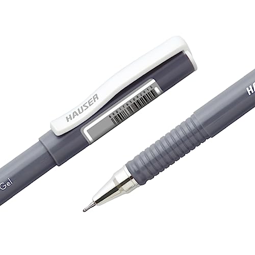 Hauser UV Gel Pen Wallet Pack | Ensures Smoothness & Durability | Waterproof Ink for Smooth & Smudge Free Writing | Black Ink, Pack of 10 Pens - Image 4