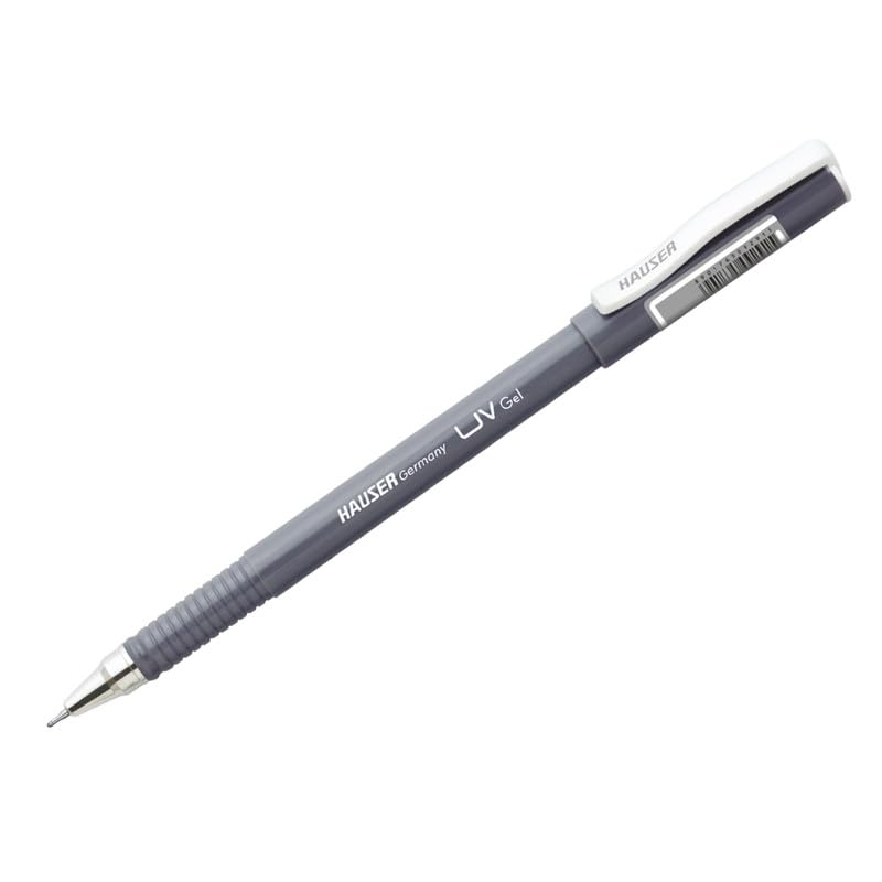 Hauser UV Gel Pen Wallet Pack | Ensures Smoothness & Durability | Waterproof Ink for Smooth & Smudge Free Writing | Black Ink, Pack of 10 Pens - Image 3