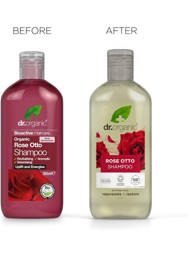 dr.organic Dr. Organic Rose Otto Shampoo, Rejuvenate & Restore  - Image 5