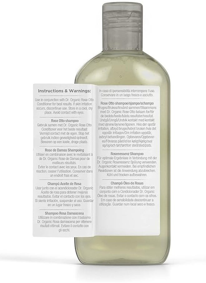 dr.organic Dr. Organic Rose Otto Shampoo, Rejuvenate & Restore  - Image 3