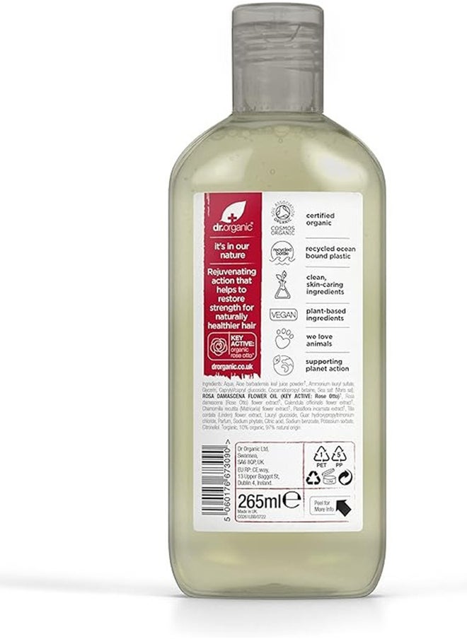 dr.organic Dr. Organic Rose Otto Shampoo, Rejuvenate & Restore  - Image 2