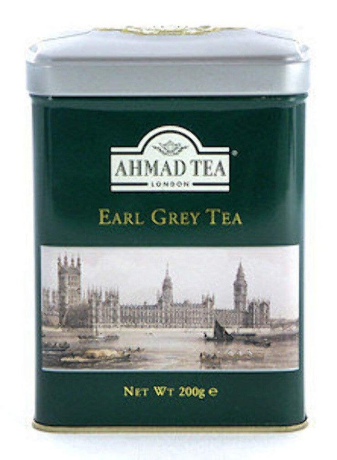 AHMAD TEA LONDON Earl Grey Tea 200 g (7 oz) Tin - Image 1