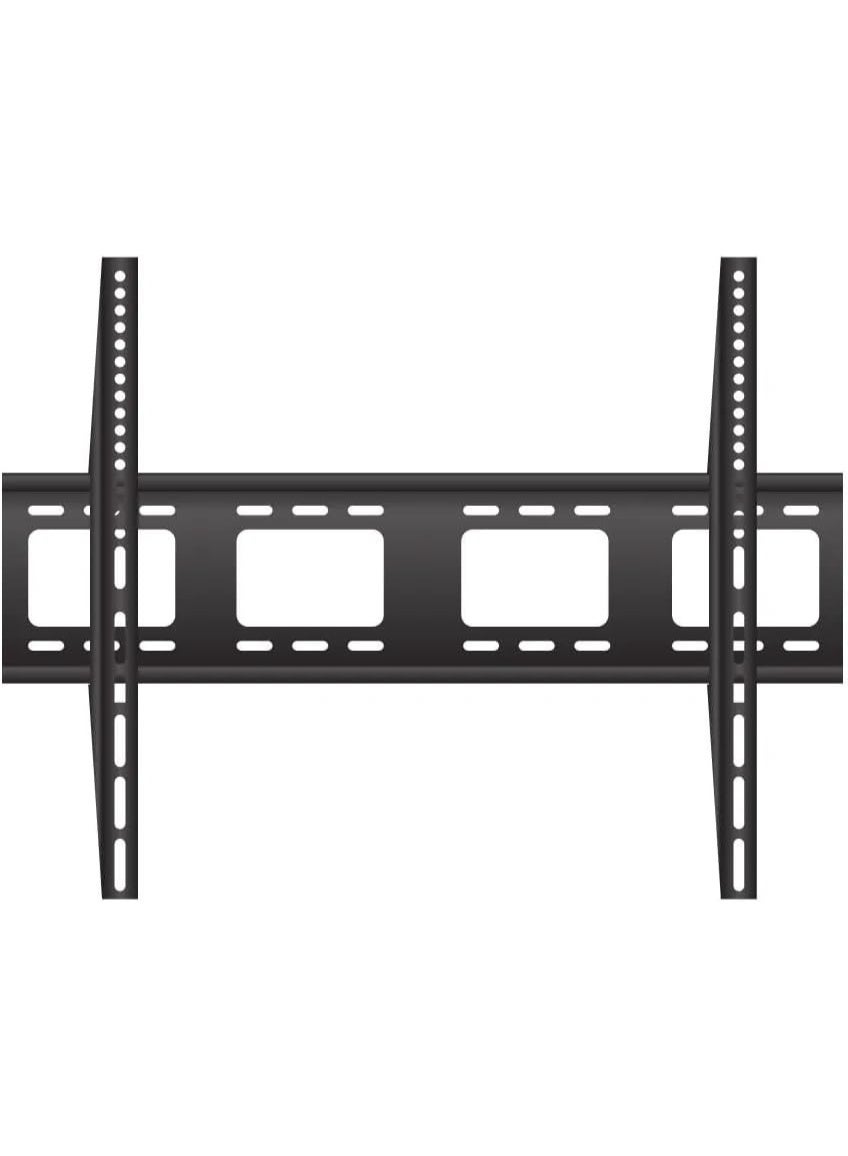 Heavy-Duty Fixed TV Wall Mount for 60–100 Inch Flat & Curved TVs, Supports 100kg/220lbs, VESA 800x600, Ultra-Slim 63mm Profile, Durable Steel Bracket with Detachable Panel – Strength Tested, Black