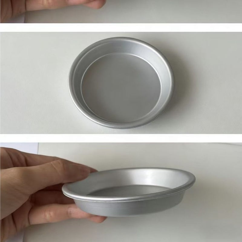 5pcs Aluminum Mini Thin Pizza Baking Tray Nonstick Heat Resistant Easy Clean for Bread Cakes Burgers Pancakes Kitchen Baking Tools - Image 5