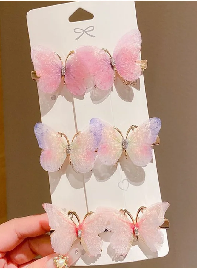 Styli Set of 6 - Butterfly Hair Clips