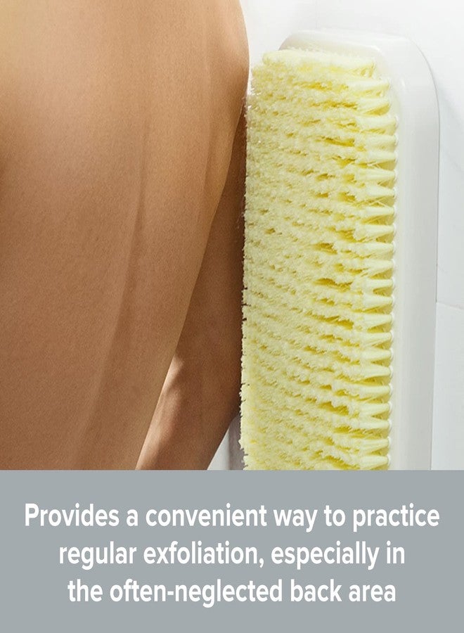 Primo Supply Wall Mounted Back Scrubber for Shower - Large Exfoliating Brush for Shower - Bathing Scrub Brush - Hands-Free Back Brush & Body Scrubber - Shower Accessories - 7.9x11.9in in-Shower Scrubber for Body - Image 5