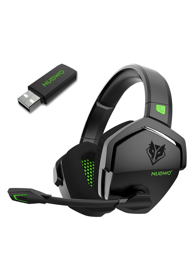 NUBWO G06 Dual Wireless Gaming Headset With Microphone For PS5, PS4, PC, Mobile, Switch: 2.4G,Bluetooth  - Image 1