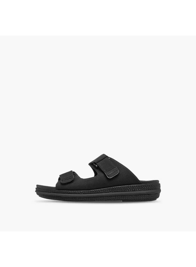 Le Confort Men Textured Slip-On Comfort Sandals