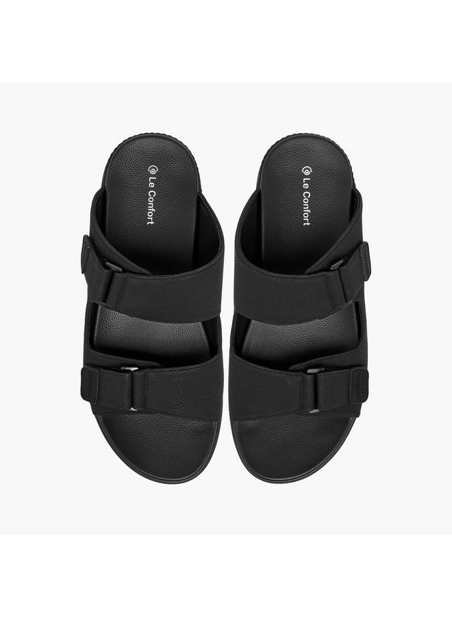 لو كونفورت صنادل رجالية مريحة بدون أربطة بنقوش - Image 3