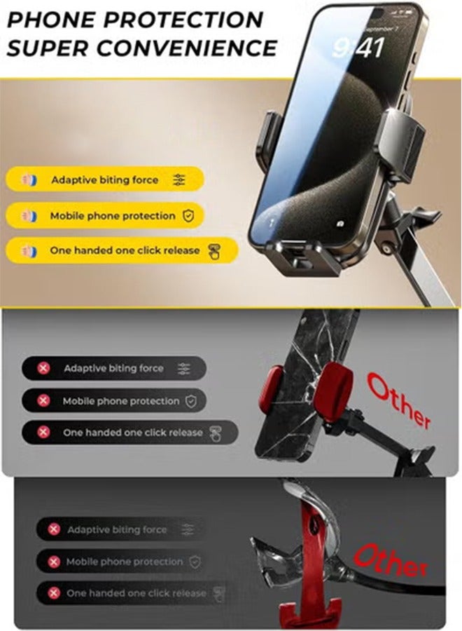 general Gooseneck Phone Holder for Bed Desk,Cell Phone Stand for Desk Bed iPhone Holder Laying Down，Flexible Arm Clamp Clip Phone Mount Stand for Filming Fits iPhone 15 Max All Phone - Image 3