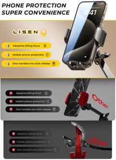 General Gooseneck Phone Holder for Bed Desk,Cell Phone Stand for Desk Bed iPhone Holder Laying Down，Flexible Arm Clamp Clip Phone Mount Stand for Filming Fits iPhone 15 Max All Phone  - Image 3
