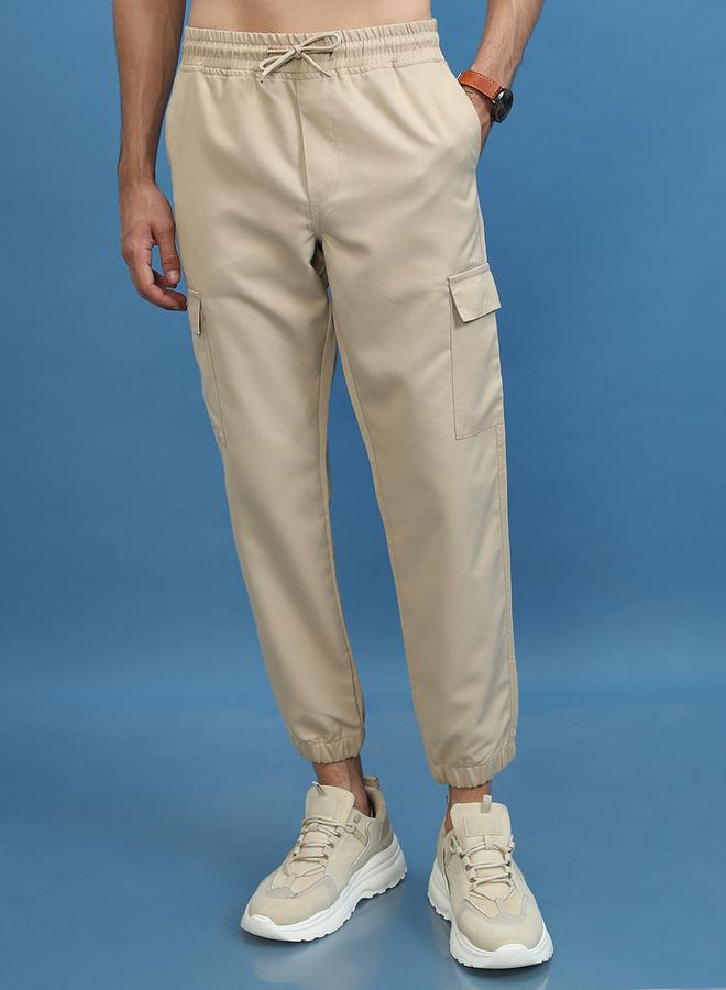 HIGHLANDER Mid Rise Drawstring Cargo Joggers - Image 1