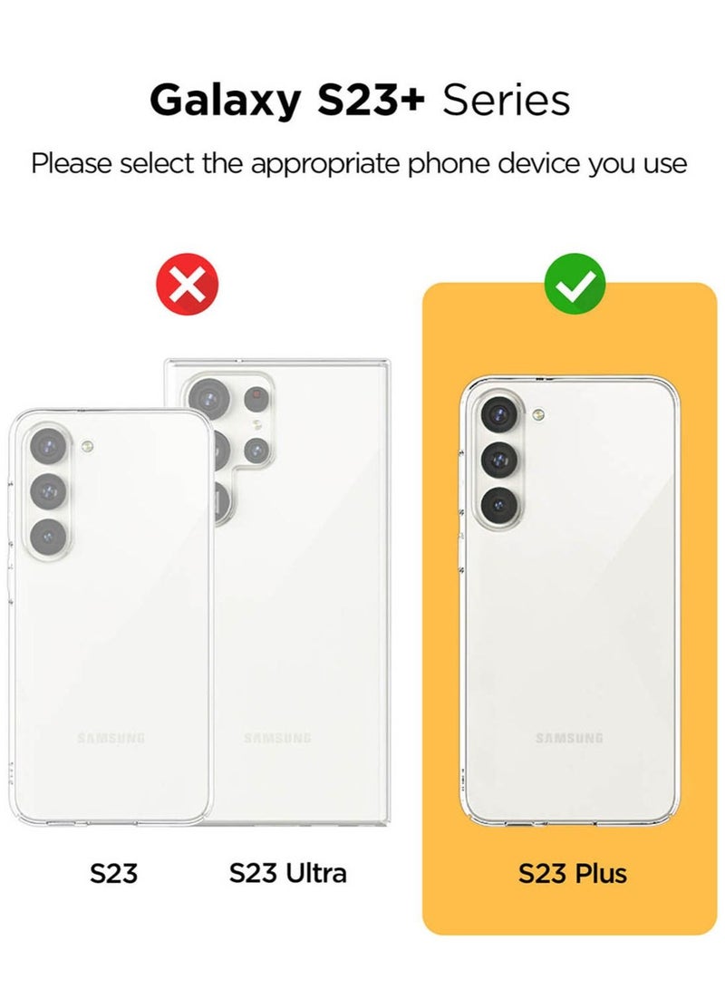 VRS Design Skin Fit for Samsung Galaxy S23 PLUS Case Cover (2023) - Crystal Clear  - Image 2