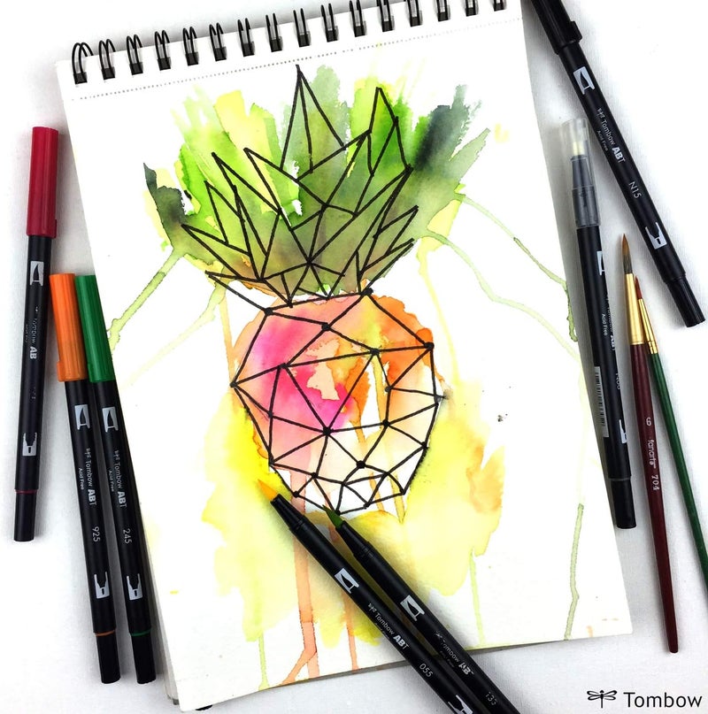 Tombow ABT Dual Brush Pen ABT-800 - Pale Pink, Perfect for Hand Lettering and Bullet Journaling - Image 4