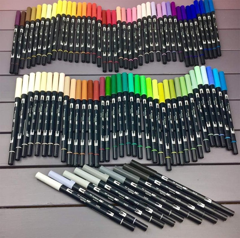 Tombow ABT Dual Brush Pen ABT-800 - Pale Pink, Perfect for Hand Lettering and Bullet Journaling - Image 3