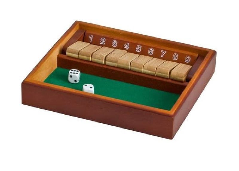 Shut The Box Game Wooden by CHH