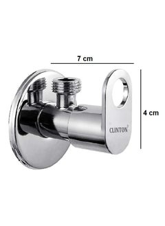 CLINTON CLINTON Stainless Steel Chrome Plated Angle Valve_set of 2 Max  - Image 2