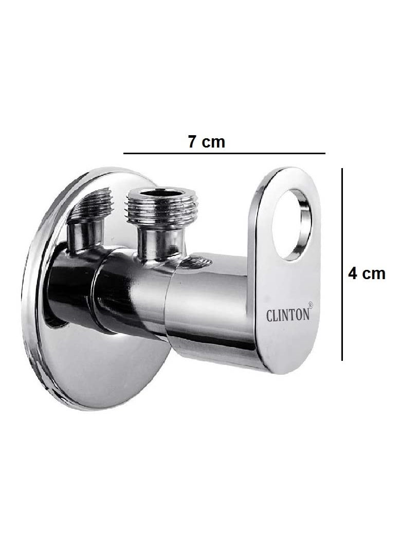 CLINTON - CLINTON Stainless Steel Chrome Plated Angle Valve_set of 2 Max - Image 1