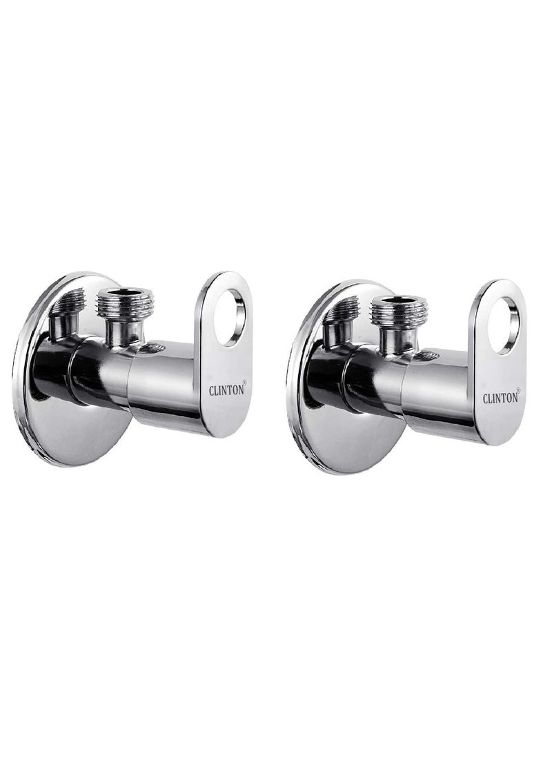 CLINTON - CLINTON Stainless Steel Chrome Plated Angle Valve_set of 2 Max - Image 1