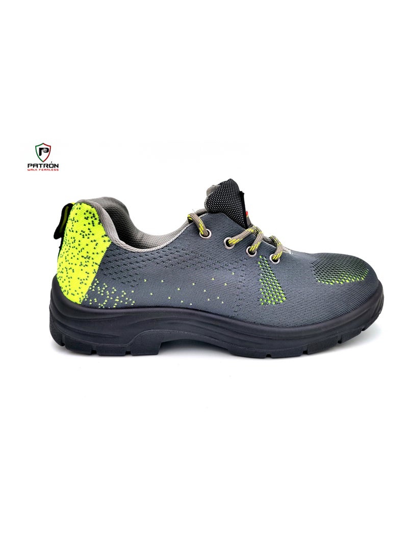 Patron GO SWIFT II | GS7948 II Slip, Shock, Chemical Resistant With Steel Toe Men Women Sports Safety Shoe - Image 3