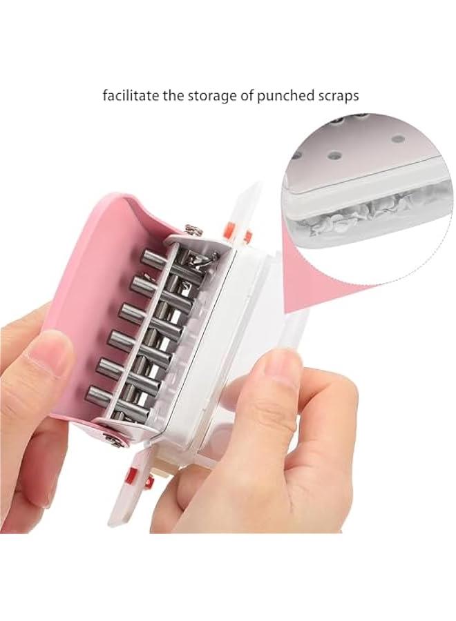 FYLX 6Hole Punch for A4A5B5 Size Loose Leaf Paper Portable Handheld Metal Circle Puncher 5Sheet Capacity - Image 3