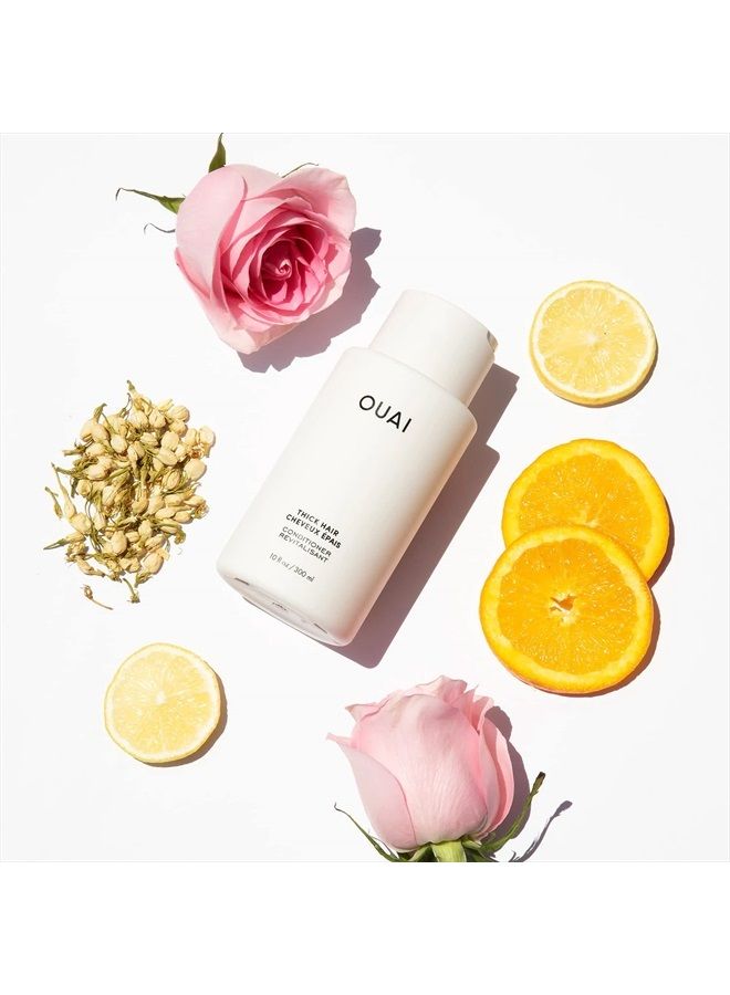 Ouai مجموعة شامبو وبلسم كثيفة. خالية من الكبريتات. 10 أونصة لكل منهما. - Image 5