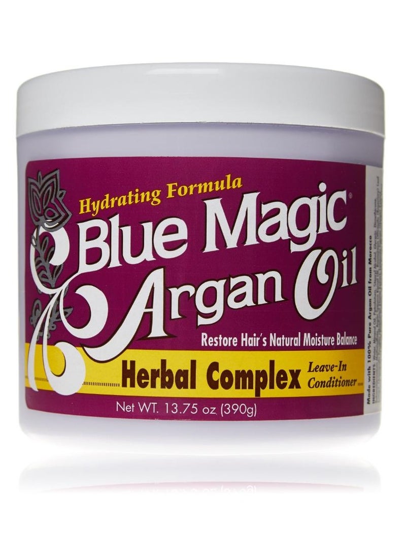 BLUE MAGIC Argan Oil Herbal Complex Leave In Conditioner 390g 
