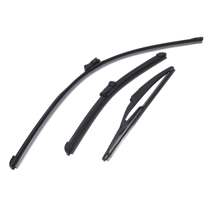 Front Rear Windscreen Wiper Blades LHD Soft Rubber Windshield Rain Brushes Replacement For 500 500C 500L 2009 to 2023 - Image 4