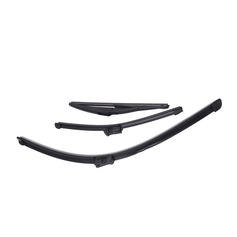 Front Rear Windscreen Wiper Blades LHD Soft Rubber Windshield Rain Brushes Replacement For 500 500C 500L 2009 to 2023 - Image 5