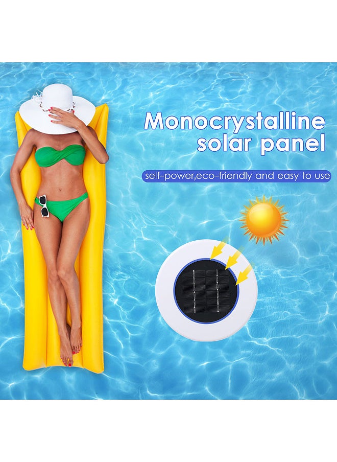 Solar Power Swimming Pool Purifier Solar Pool-Ionizer Swimming Pool Water Algae Inhibition Chlorine-Free Water Processor