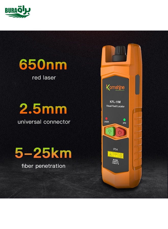 BURAQ Komshine Mini Red Light Fiber Optic Test Pen, Model: KFL-11M-20 - Image 2
