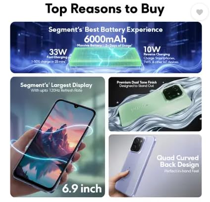 Poco C85 5G Mystic Purple 6GB RAM 128GB ROM - Image 2