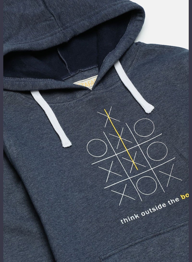 Instafab Front Pocket Printed Hoodie  - Image 1