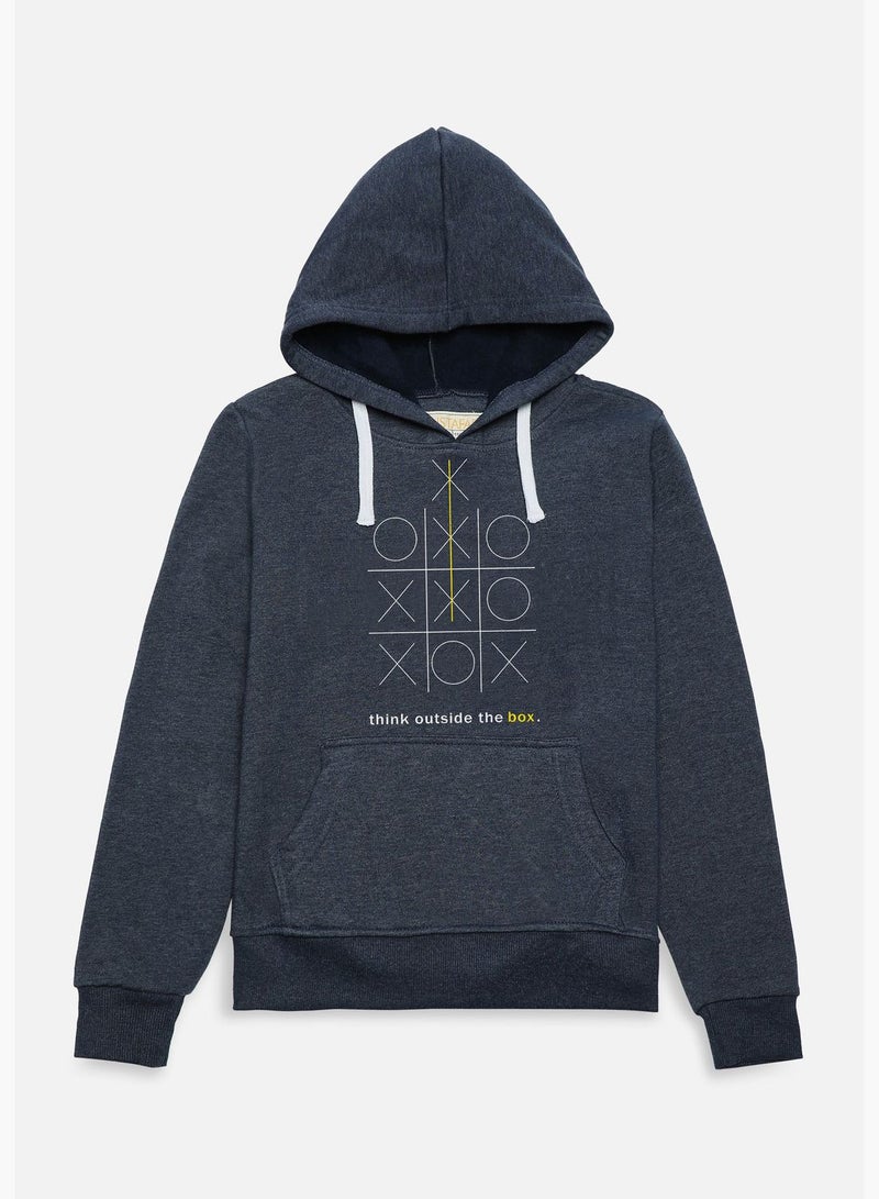 Instafab Front Pocket Printed Hoodie  - Image 2