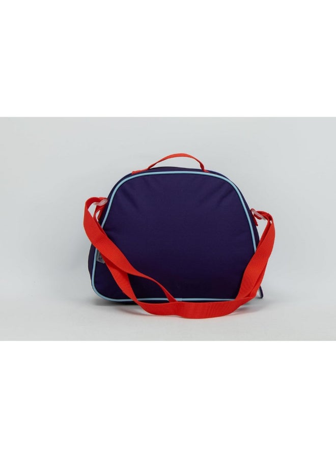 صن سى حقيبة غداء بتصميم سبايدي اند فرندز عازلة للحرارة بسحاب للإغلاق أزرق وأحمر 9.05 x 3.54 x 10.63 بوصة SUNS-3306SPF - Image 5