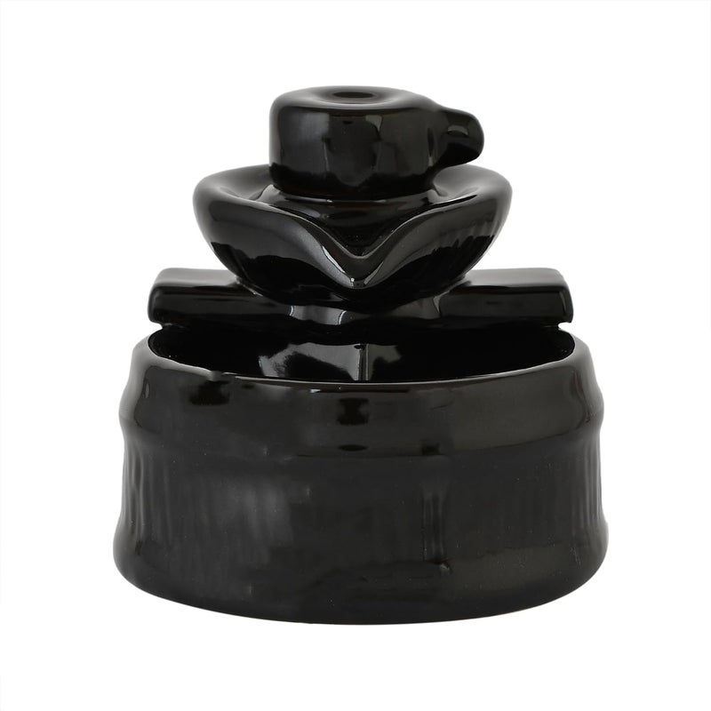 Craftam Ceramic Big Size Shivling Shiv Backflow Smoke Fountain Incense Holder for Home Decor Gifts with 30 Fragrances Cones by Craftam - Image 5