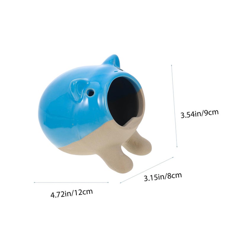 Ceramic Hamster Nest Hideaway Small Pet House Comfortable Living Space - Image 3