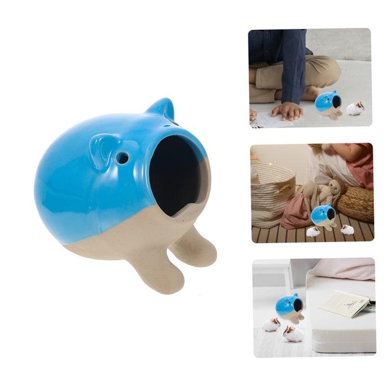 Ceramic Hamster Nest Hideaway Small Pet House Comfortable Living Space - Image 5