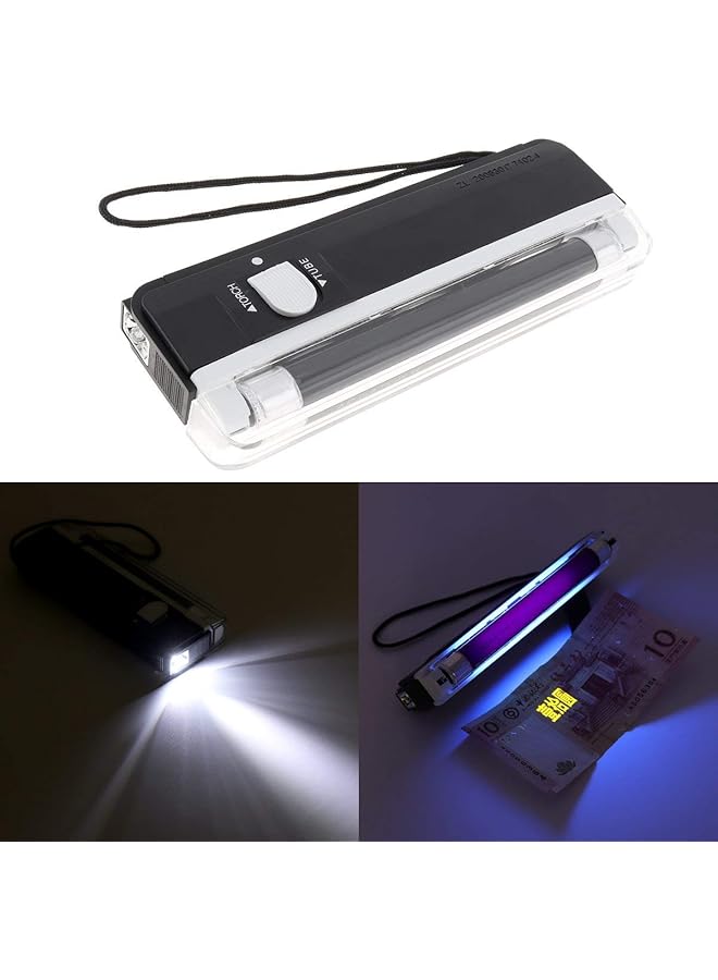 HALAMODO Portable Handheld UV Black Light Torch Blacklight UV Light Money Bill Detector Currency Banknote Checker Cash  - Image 2