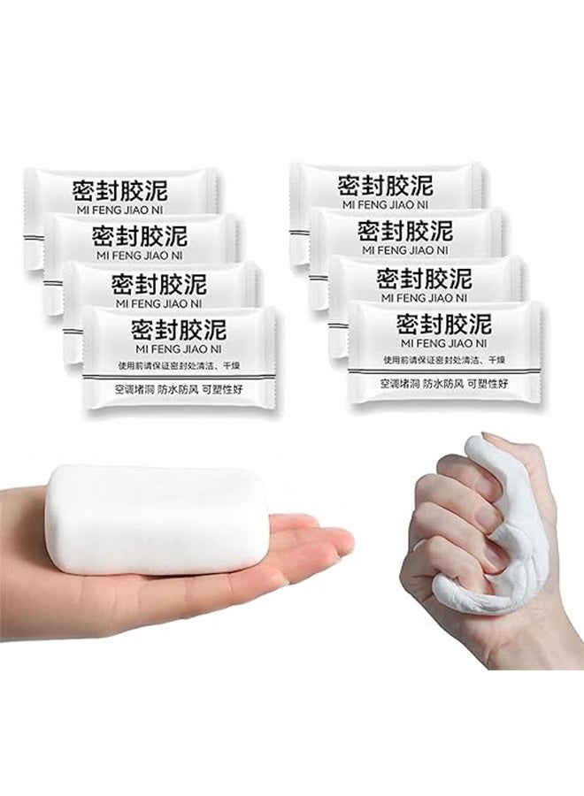 New Type 8 White Seal Putty Waterproof Duct Seal Repair Sealing Clay, Quick Mending Mud for Drain Connection, Wall Hole, Air Conditioning Hole - Image 1